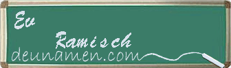 Ev Ramisch Visitenkarte